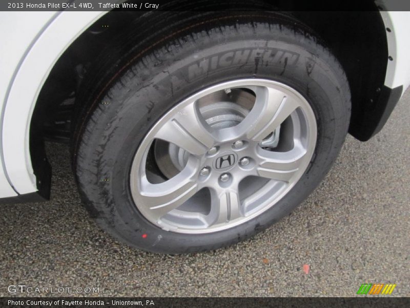 Taffeta White / Gray 2013 Honda Pilot EX-L 4WD