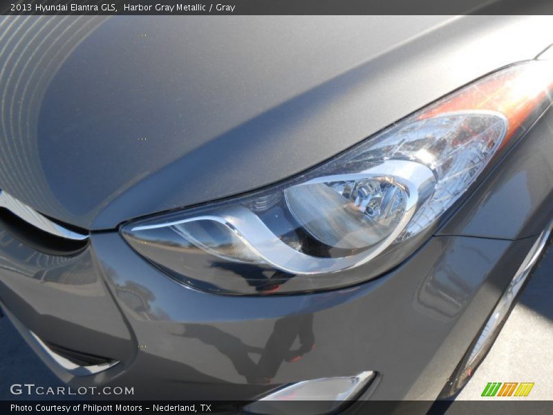 Harbor Gray Metallic / Gray 2013 Hyundai Elantra GLS