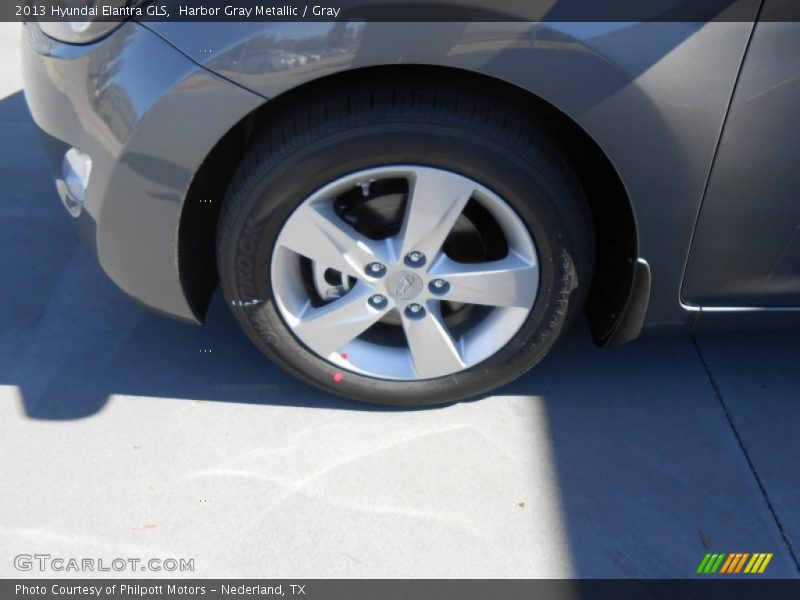 Harbor Gray Metallic / Gray 2013 Hyundai Elantra GLS