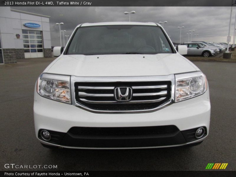 Taffeta White / Gray 2013 Honda Pilot EX-L 4WD