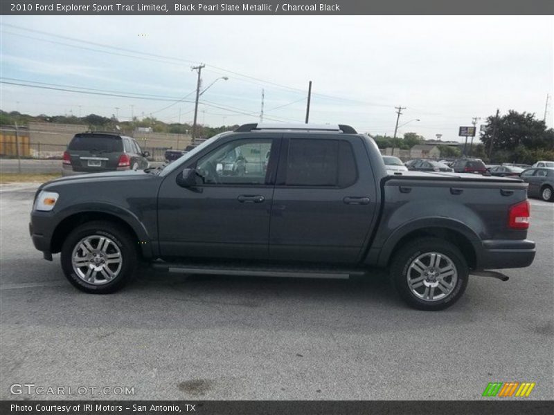 Black Pearl Slate Metallic / Charcoal Black 2010 Ford Explorer Sport Trac Limited