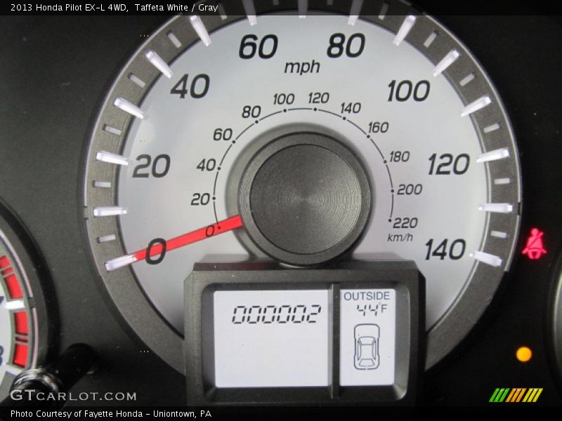 Taffeta White / Gray 2013 Honda Pilot EX-L 4WD