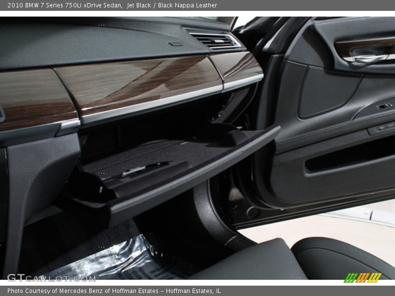 Jet Black / Black Nappa Leather 2010 BMW 7 Series 750Li xDrive Sedan