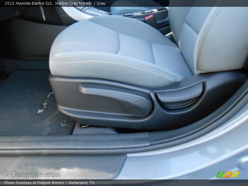 Harbor Gray Metallic / Gray 2013 Hyundai Elantra GLS