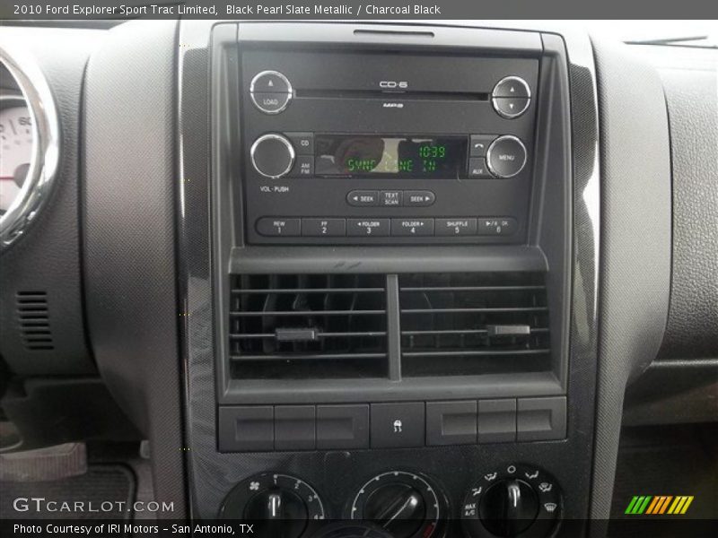 Controls of 2010 Explorer Sport Trac Limited