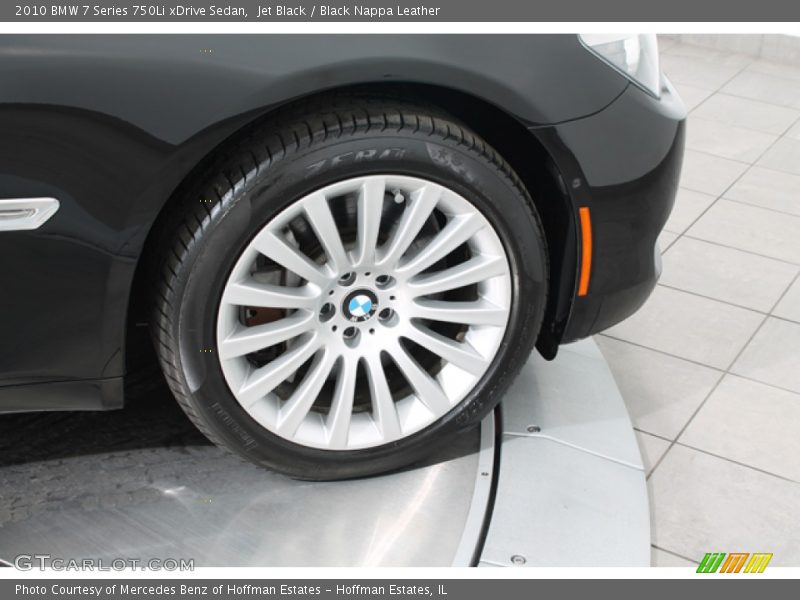 Jet Black / Black Nappa Leather 2010 BMW 7 Series 750Li xDrive Sedan