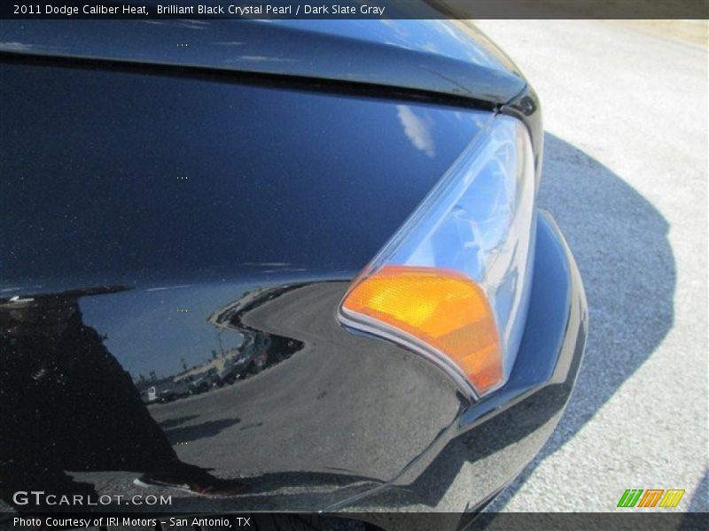 Brilliant Black Crystal Pearl / Dark Slate Gray 2011 Dodge Caliber Heat