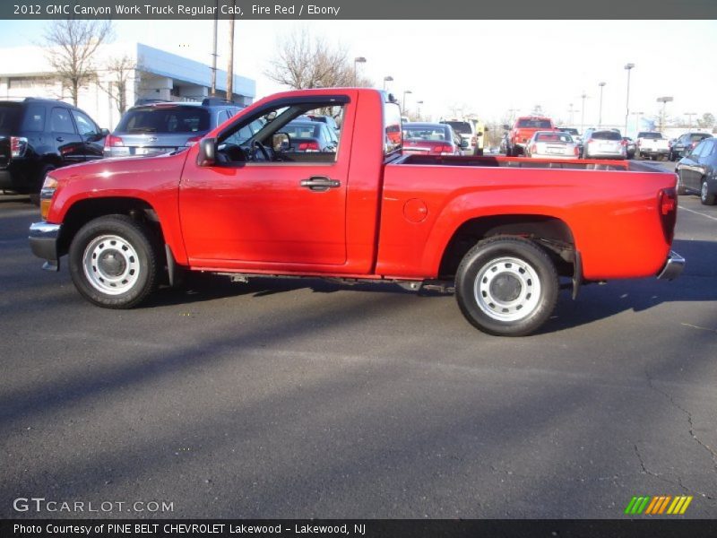  2012 Canyon Work Truck Regular Cab Fire Red