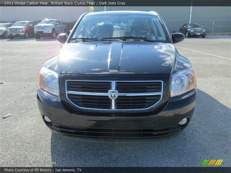 Brilliant Black Crystal Pearl / Dark Slate Gray 2011 Dodge Caliber Heat