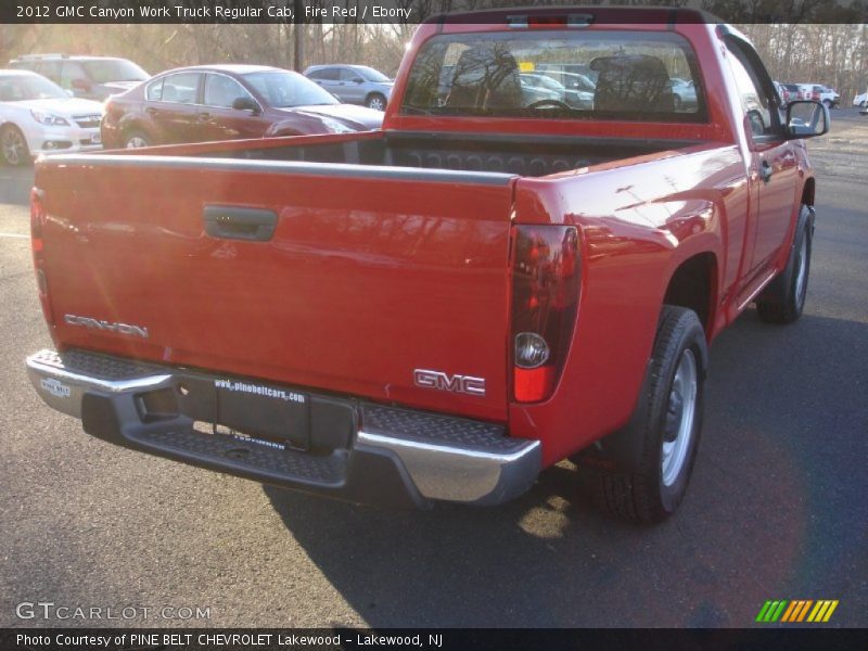 Fire Red / Ebony 2012 GMC Canyon Work Truck Regular Cab