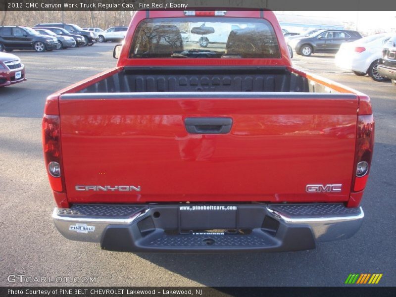 Fire Red / Ebony 2012 GMC Canyon Work Truck Regular Cab