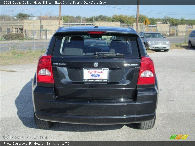 Brilliant Black Crystal Pearl / Dark Slate Gray 2011 Dodge Caliber Heat