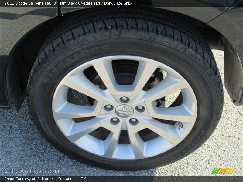 Brilliant Black Crystal Pearl / Dark Slate Gray 2011 Dodge Caliber Heat
