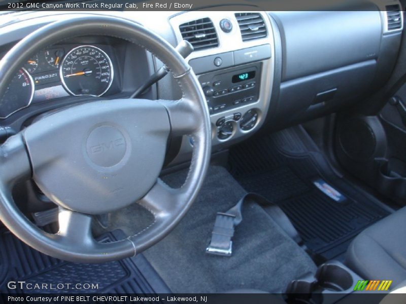 Dashboard of 2012 Canyon Work Truck Regular Cab