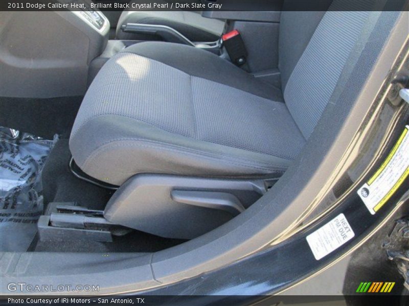 Brilliant Black Crystal Pearl / Dark Slate Gray 2011 Dodge Caliber Heat