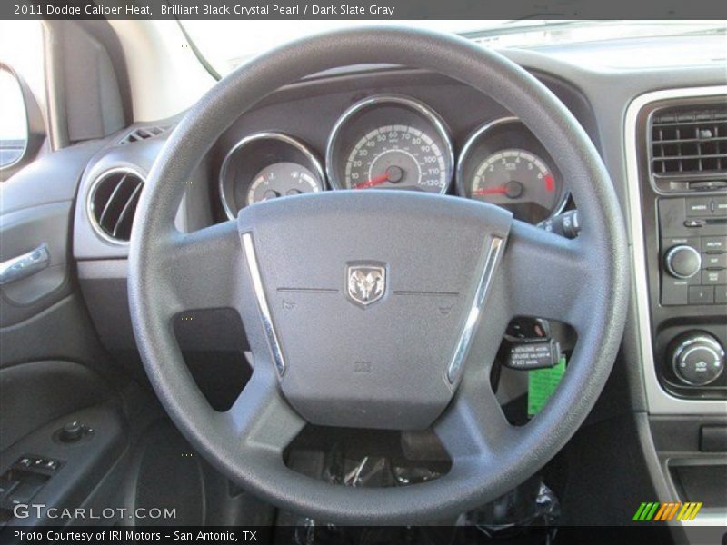Brilliant Black Crystal Pearl / Dark Slate Gray 2011 Dodge Caliber Heat