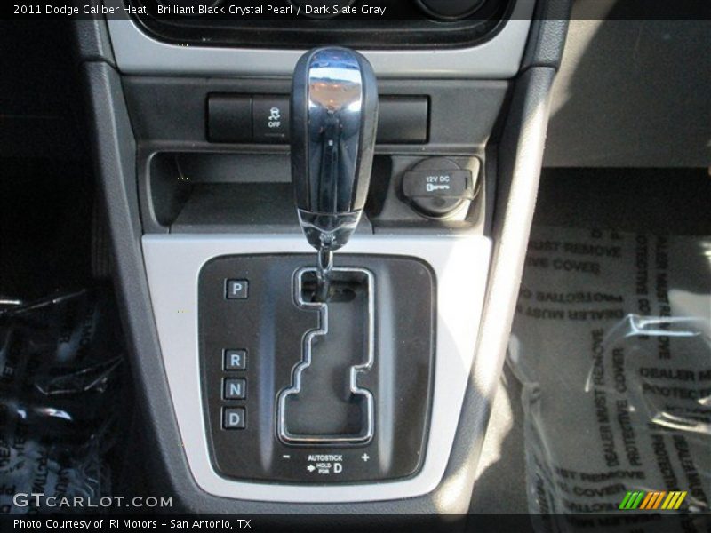 Brilliant Black Crystal Pearl / Dark Slate Gray 2011 Dodge Caliber Heat