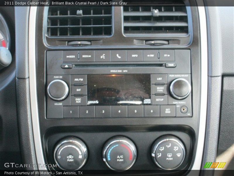 Brilliant Black Crystal Pearl / Dark Slate Gray 2011 Dodge Caliber Heat