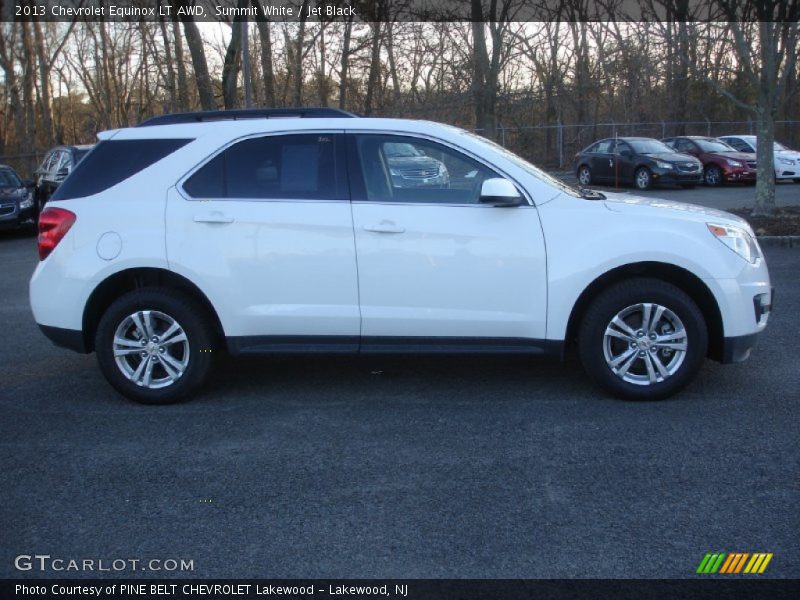 Summit White / Jet Black 2013 Chevrolet Equinox LT AWD