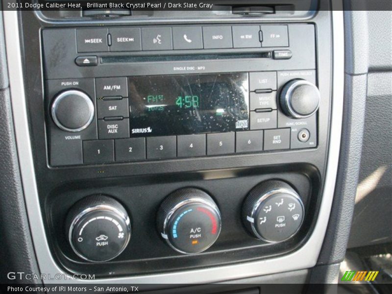 Brilliant Black Crystal Pearl / Dark Slate Gray 2011 Dodge Caliber Heat