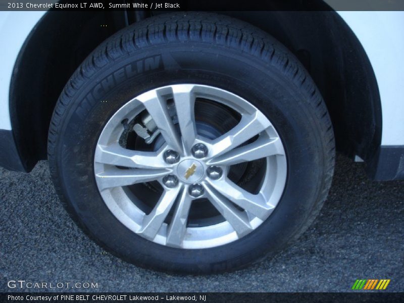 Summit White / Jet Black 2013 Chevrolet Equinox LT AWD
