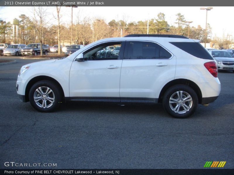 Summit White / Jet Black 2013 Chevrolet Equinox LT AWD