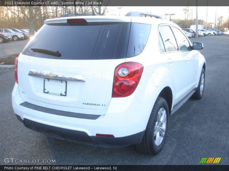 Summit White / Jet Black 2013 Chevrolet Equinox LT AWD