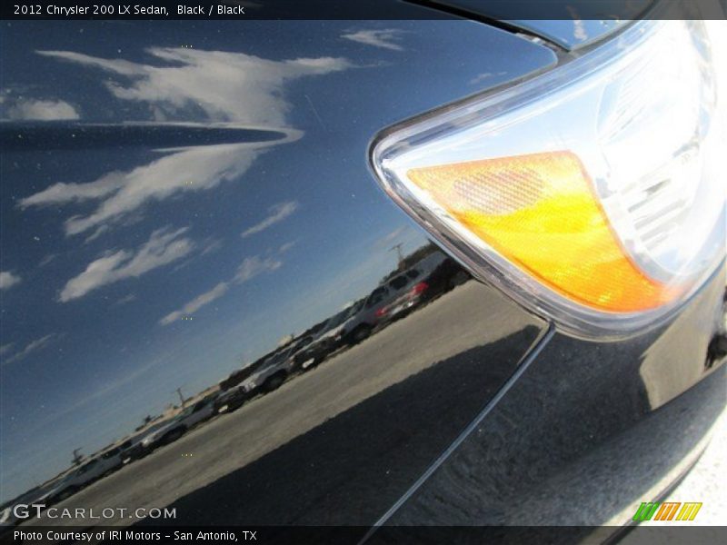 Black / Black 2012 Chrysler 200 LX Sedan