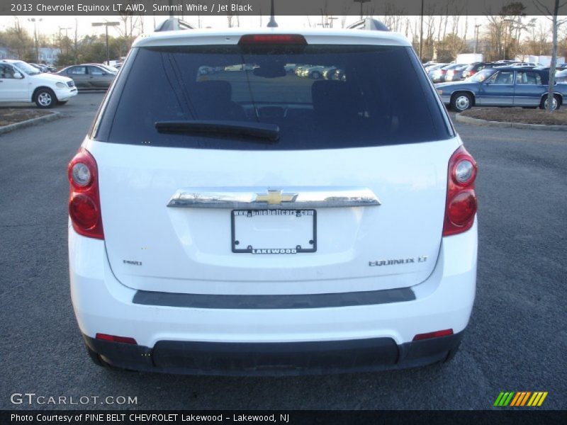 Summit White / Jet Black 2013 Chevrolet Equinox LT AWD