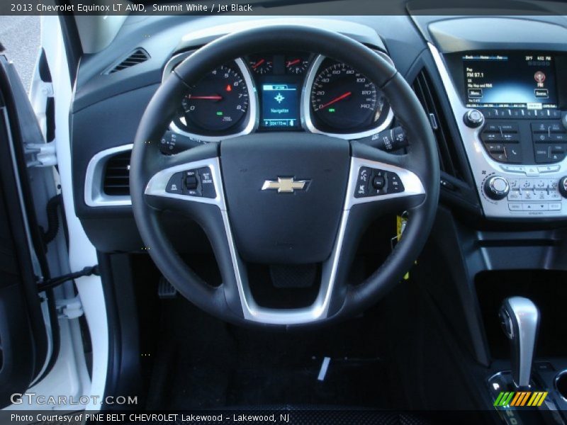 Summit White / Jet Black 2013 Chevrolet Equinox LT AWD