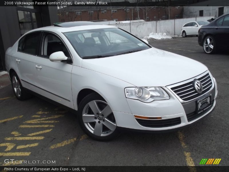 Candy White / Black 2008 Volkswagen Passat Komfort Sedan