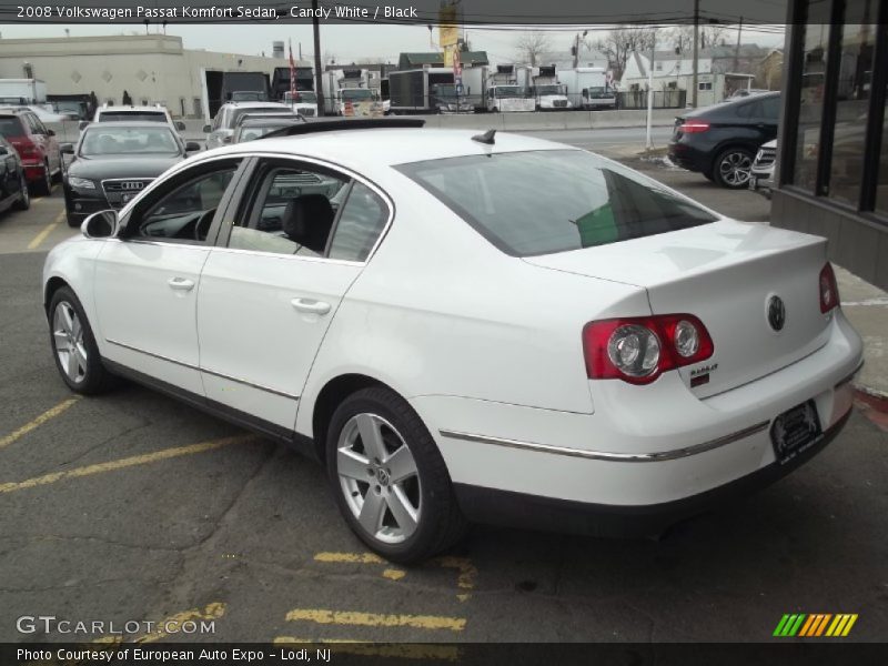 Candy White / Black 2008 Volkswagen Passat Komfort Sedan