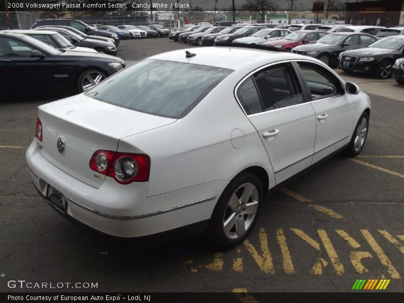 Candy White / Black 2008 Volkswagen Passat Komfort Sedan