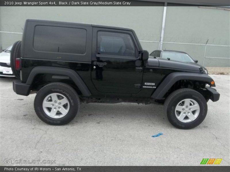 Black / Dark Slate Gray/Medium Slate Gray 2010 Jeep Wrangler Sport 4x4