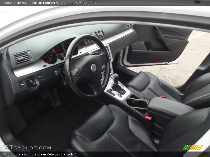 Black Interior - 2008 Passat Komfort Sedan 
