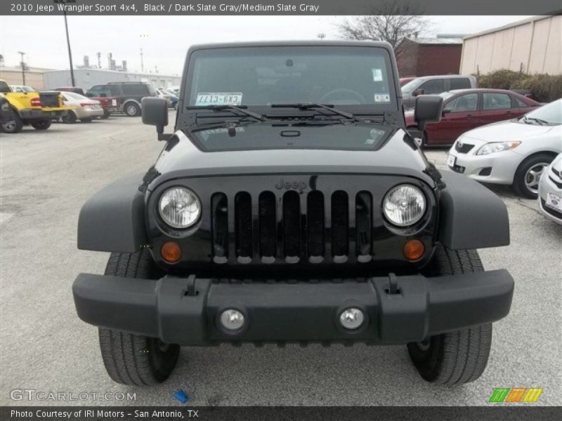Black / Dark Slate Gray/Medium Slate Gray 2010 Jeep Wrangler Sport 4x4