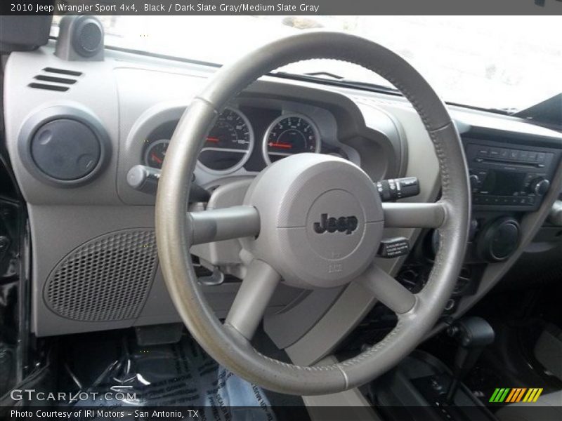Black / Dark Slate Gray/Medium Slate Gray 2010 Jeep Wrangler Sport 4x4