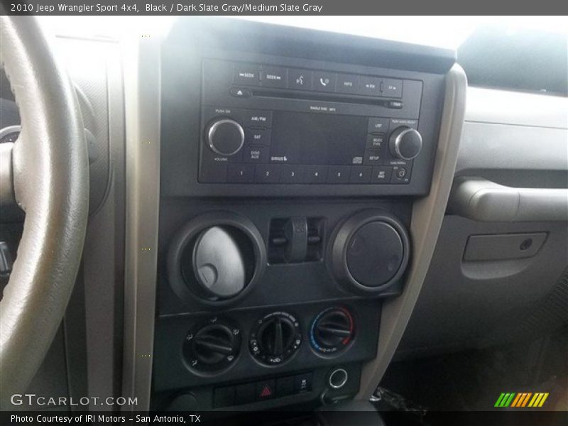 Black / Dark Slate Gray/Medium Slate Gray 2010 Jeep Wrangler Sport 4x4