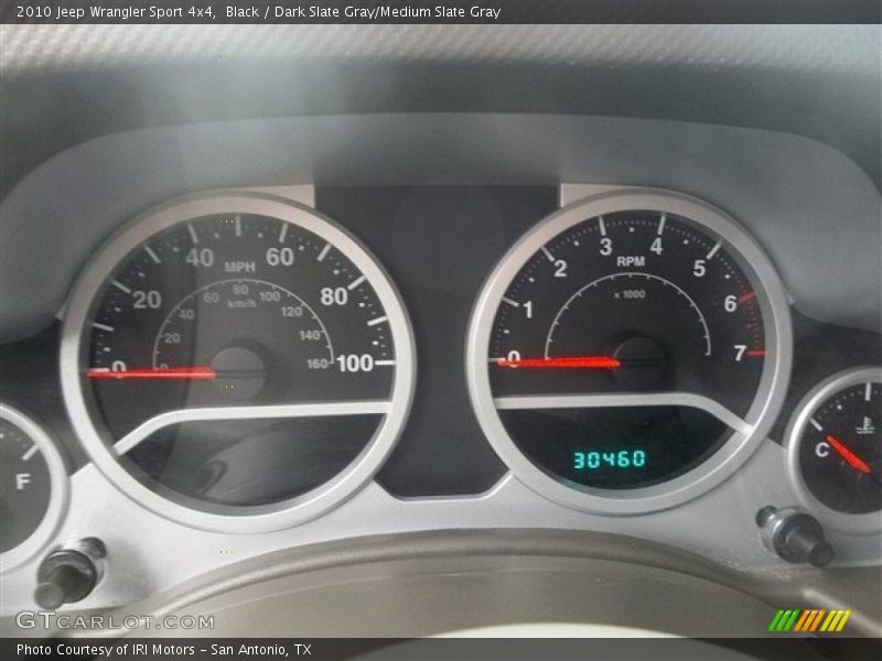 Black / Dark Slate Gray/Medium Slate Gray 2010 Jeep Wrangler Sport 4x4