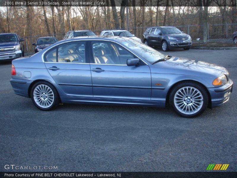  2001 3 Series 330i Sedan Steel Blue Metallic