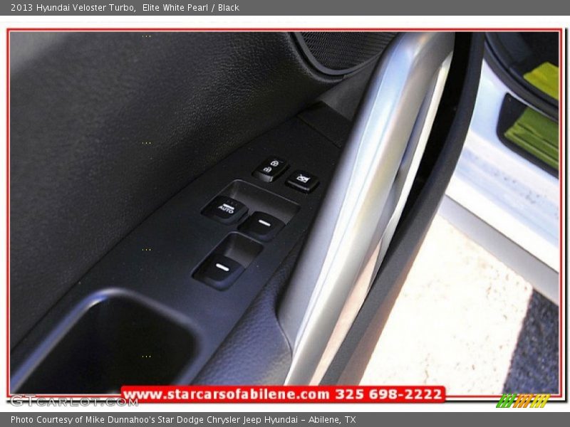 Elite White Pearl / Black 2013 Hyundai Veloster Turbo