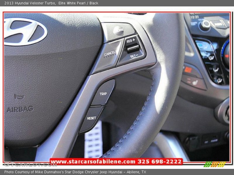 Elite White Pearl / Black 2013 Hyundai Veloster Turbo