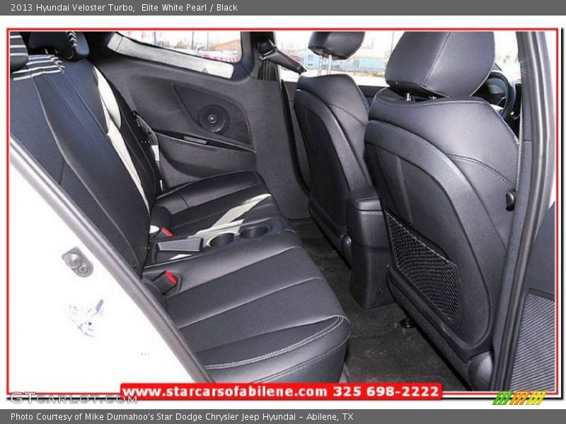 Elite White Pearl / Black 2013 Hyundai Veloster Turbo