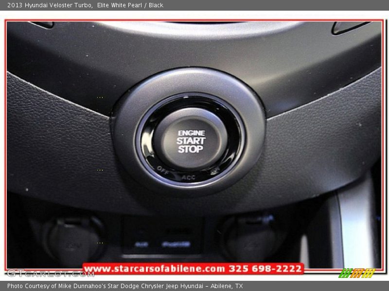 Elite White Pearl / Black 2013 Hyundai Veloster Turbo