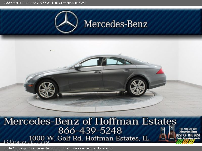 Flint Grey Metallic / Ash 2009 Mercedes-Benz CLS 550