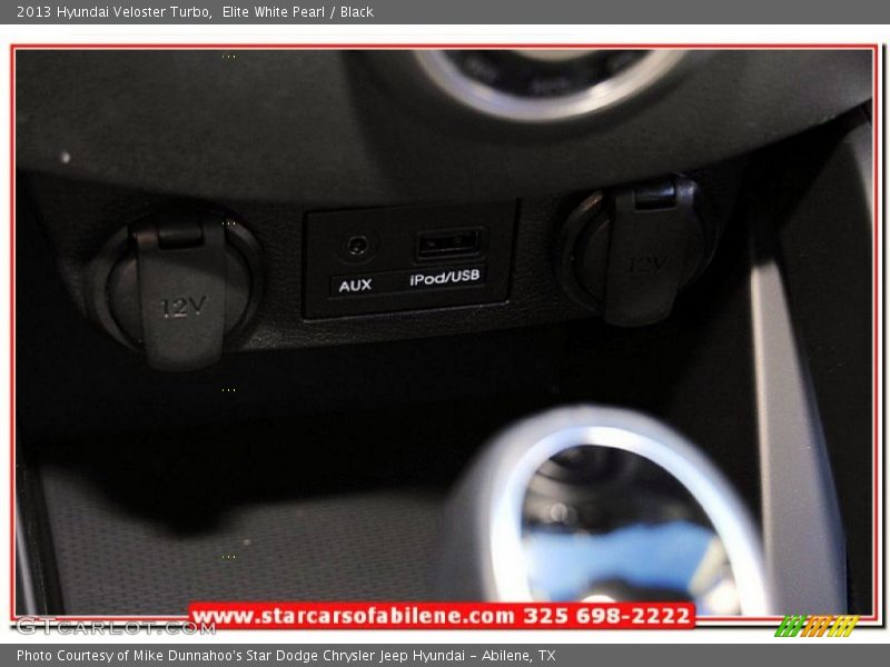 Elite White Pearl / Black 2013 Hyundai Veloster Turbo