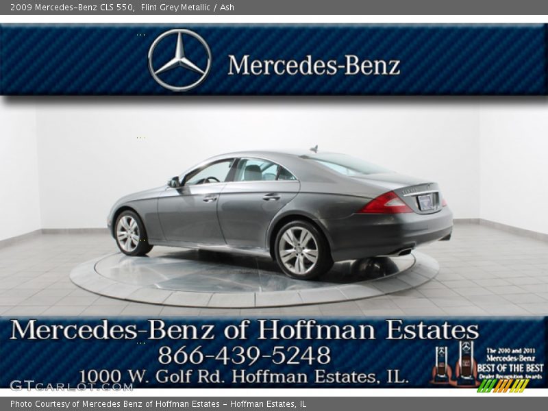 Flint Grey Metallic / Ash 2009 Mercedes-Benz CLS 550