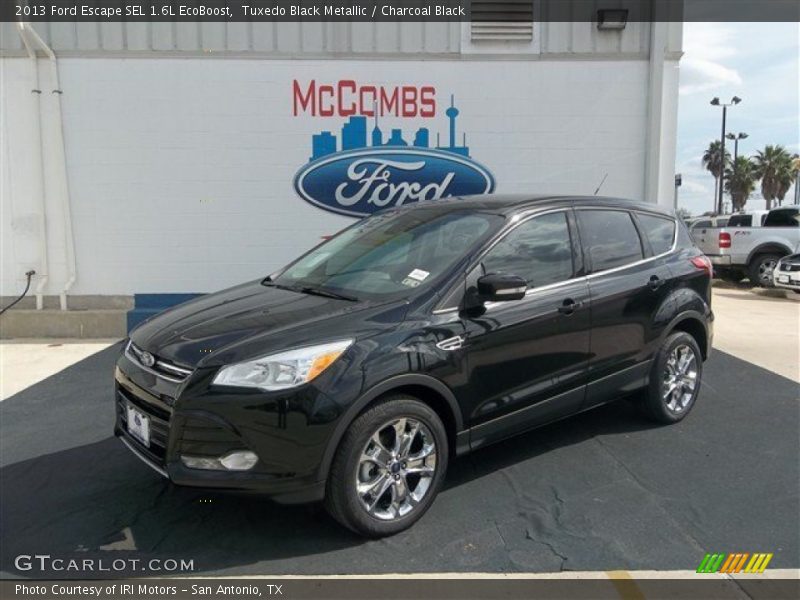 Tuxedo Black Metallic / Charcoal Black 2013 Ford Escape SEL 1.6L EcoBoost
