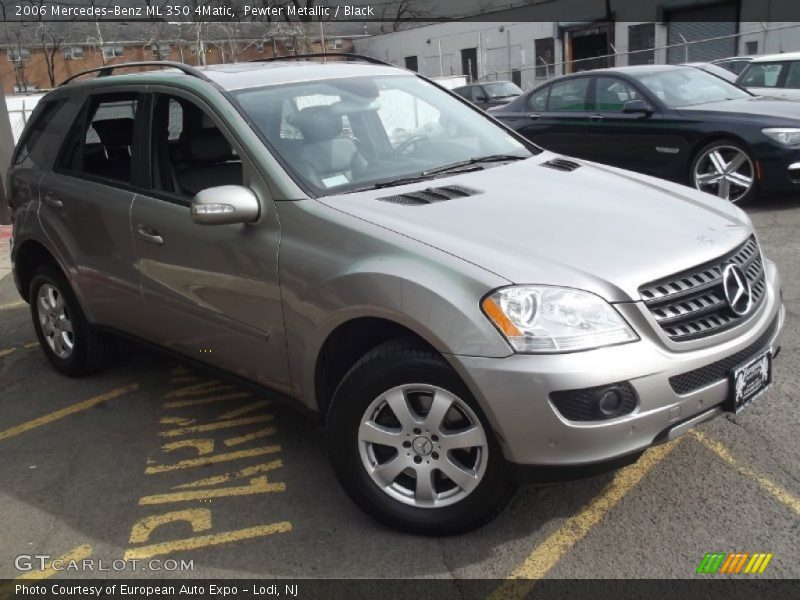 Pewter Metallic / Black 2006 Mercedes-Benz ML 350 4Matic