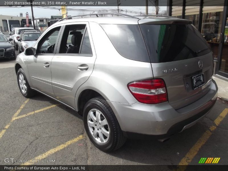Pewter Metallic / Black 2006 Mercedes-Benz ML 350 4Matic